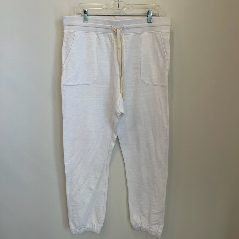 J Crew Jogger Pants Vtg Terry 100% Cotton Size L New NWT Women's Casual Lounge